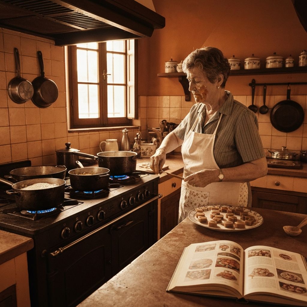 Traditional caramel making